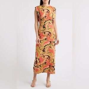 Cleobella Donna Dress Osaria Print Organic Cotton NWT
